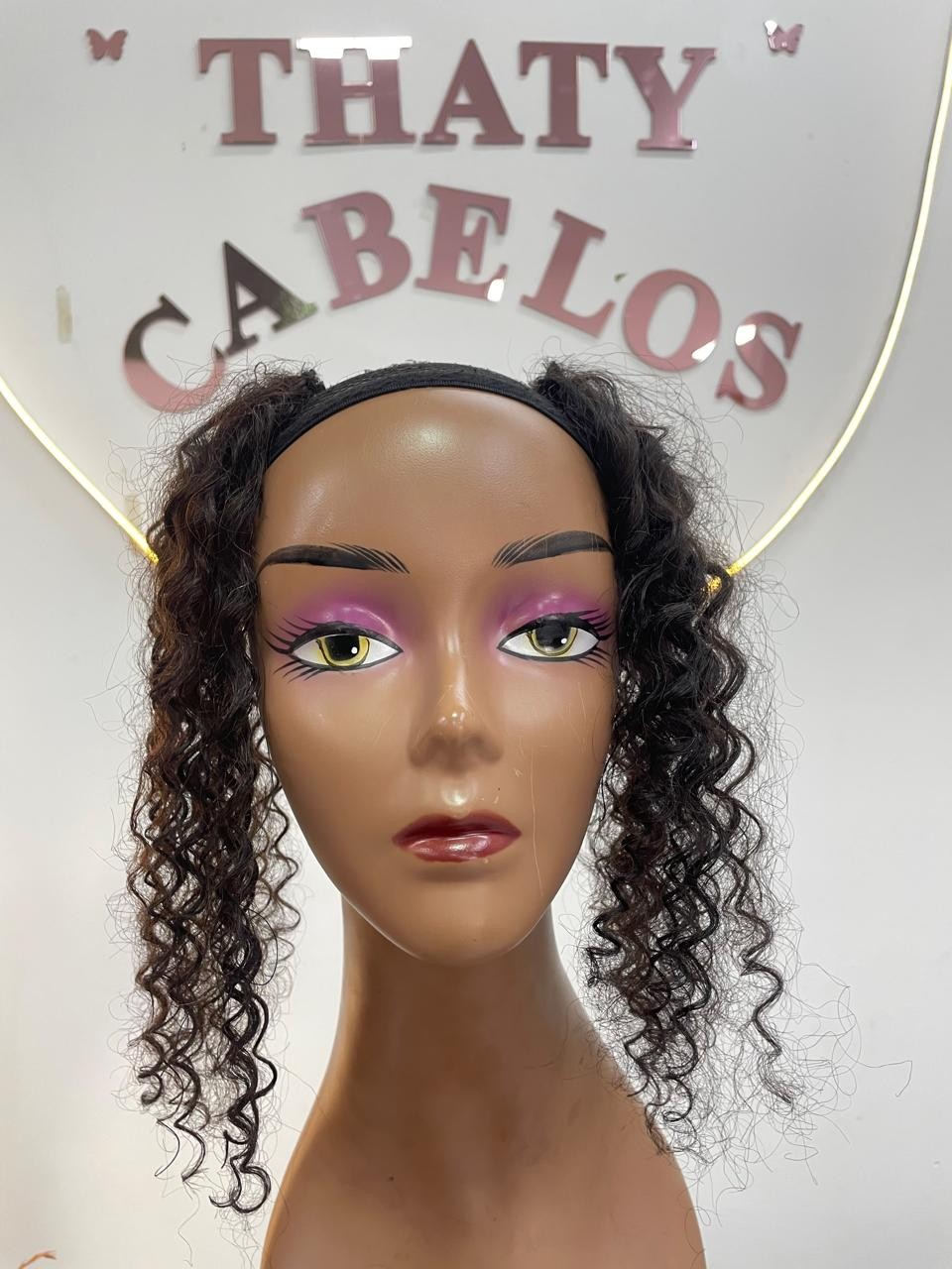 Par de mechas cacheadas 40 cm