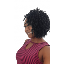 Afro Puff fibra Orgânica cacho aberto