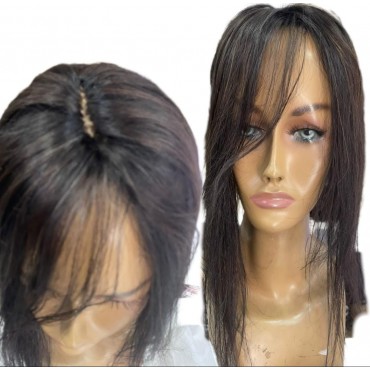 Topo Franjão cabelo humano 50 cm 